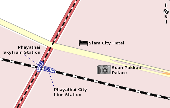 Phayathai Area map