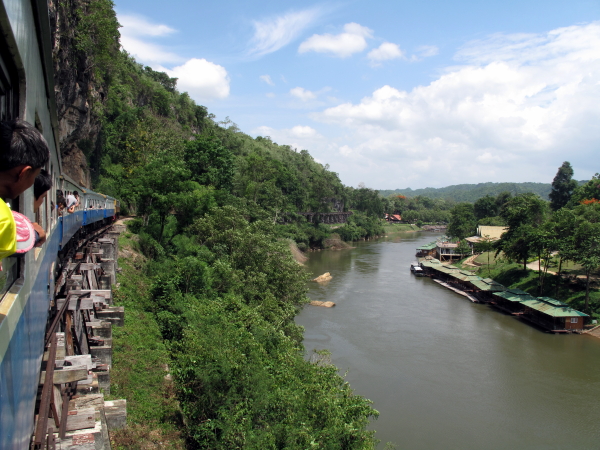 The spectacular trestle at Krachae Caves