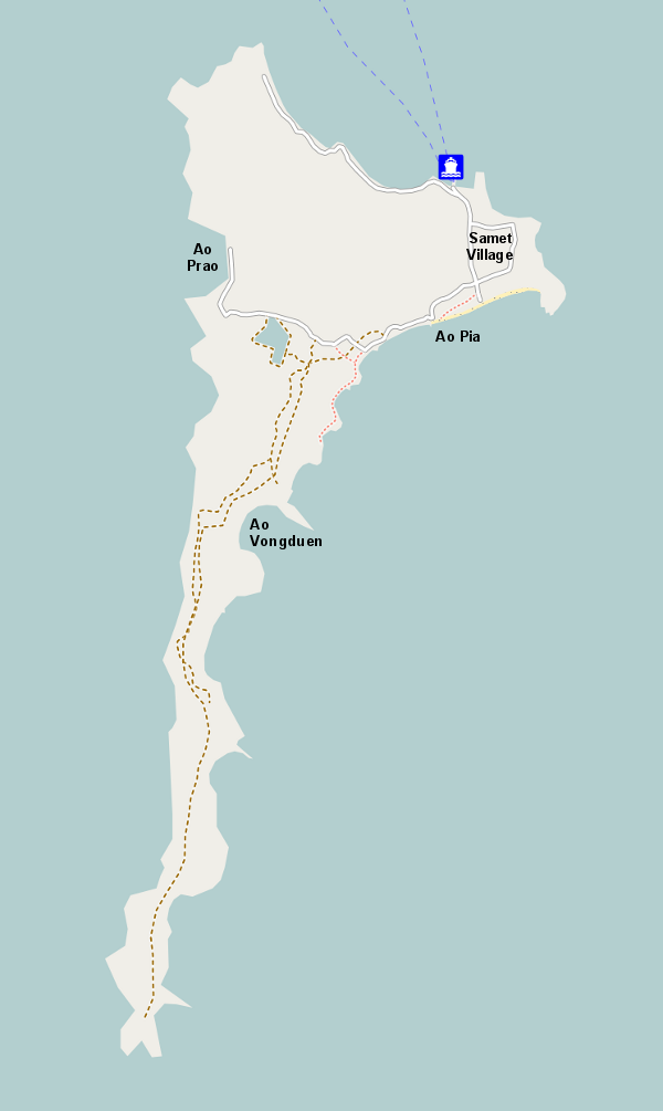 Koh Samet Map