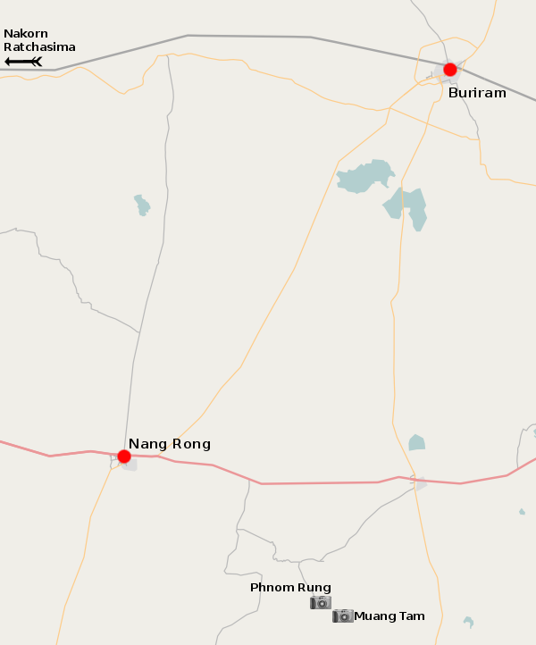 Map of Buriram