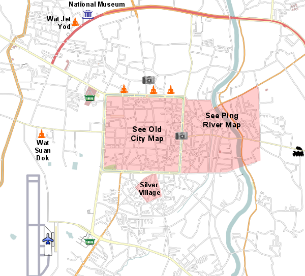 Map of ChiangMai