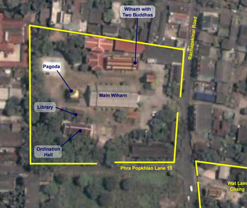 Plan of Wat Chiang Man