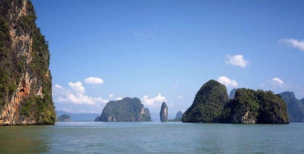 The spectacular Phang Nga Bay