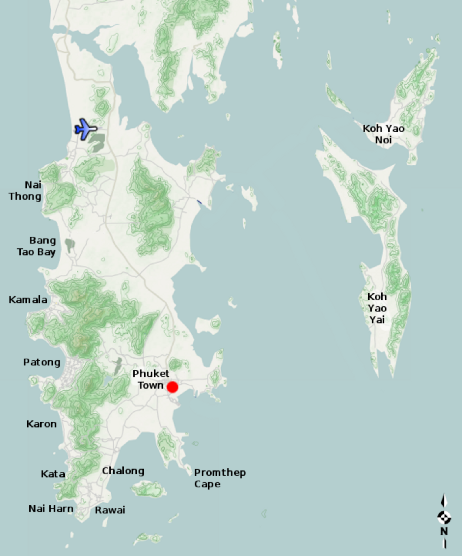 Phuket Map