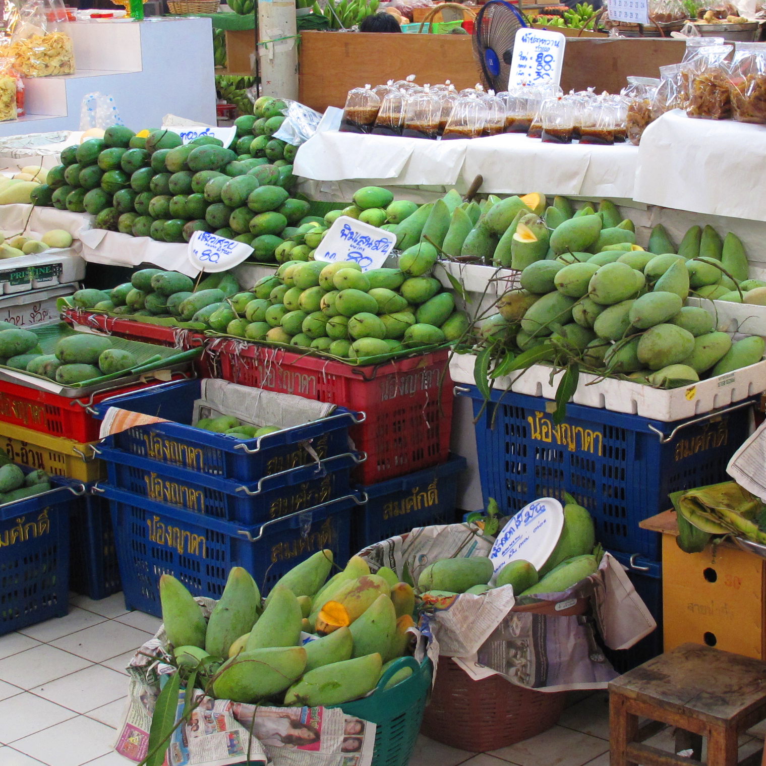 Green mangoes