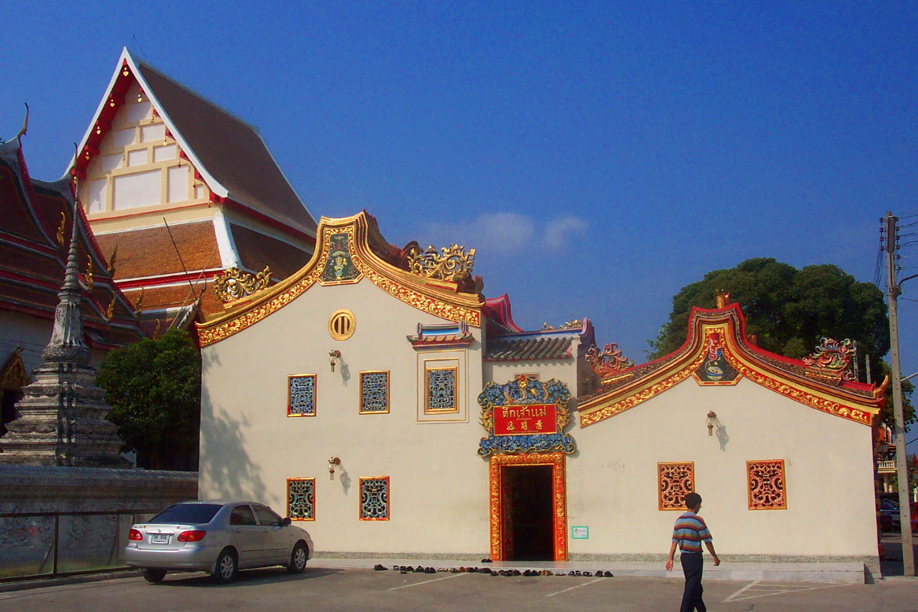 The Chinese-style chapel honoring a princess