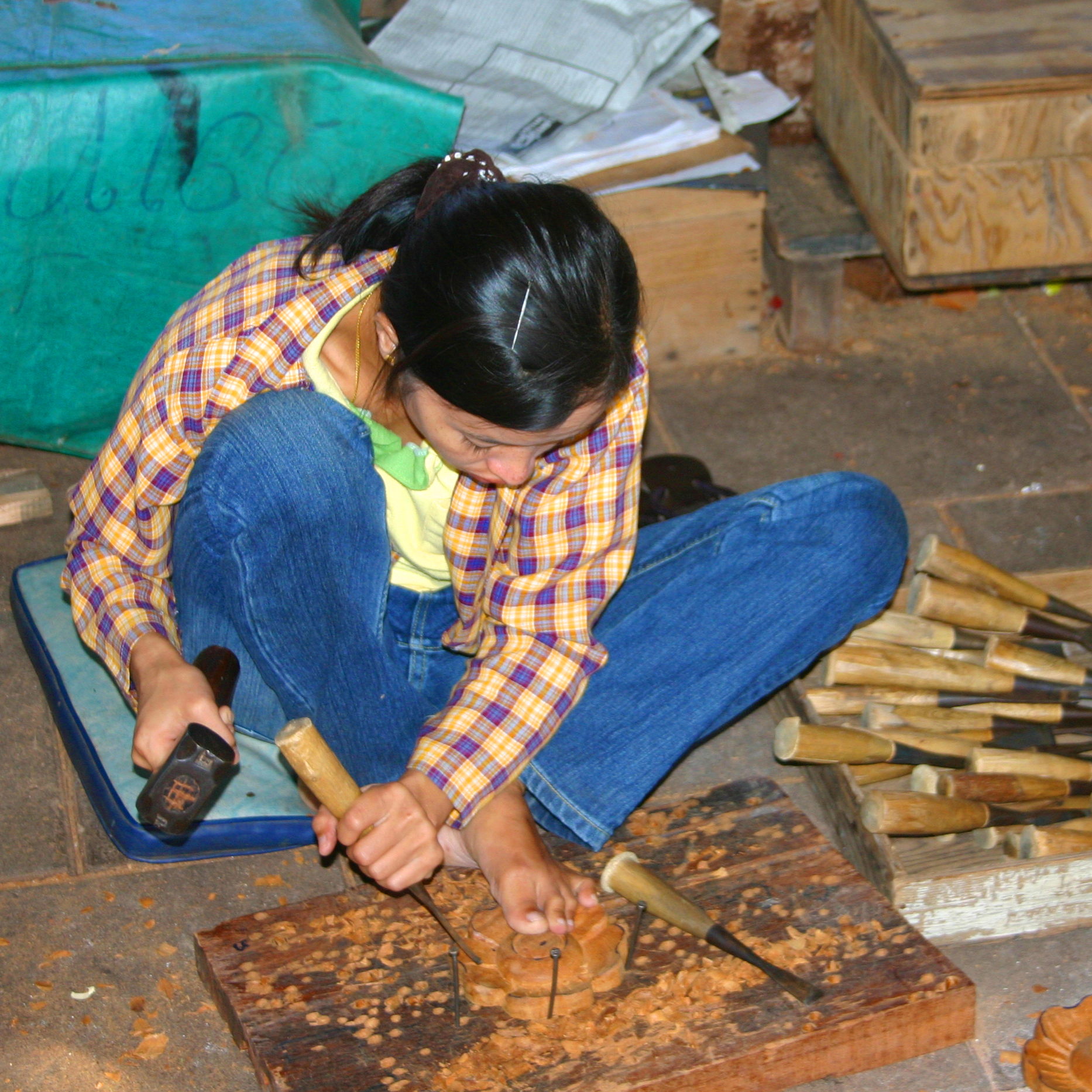 Woodworker at Work