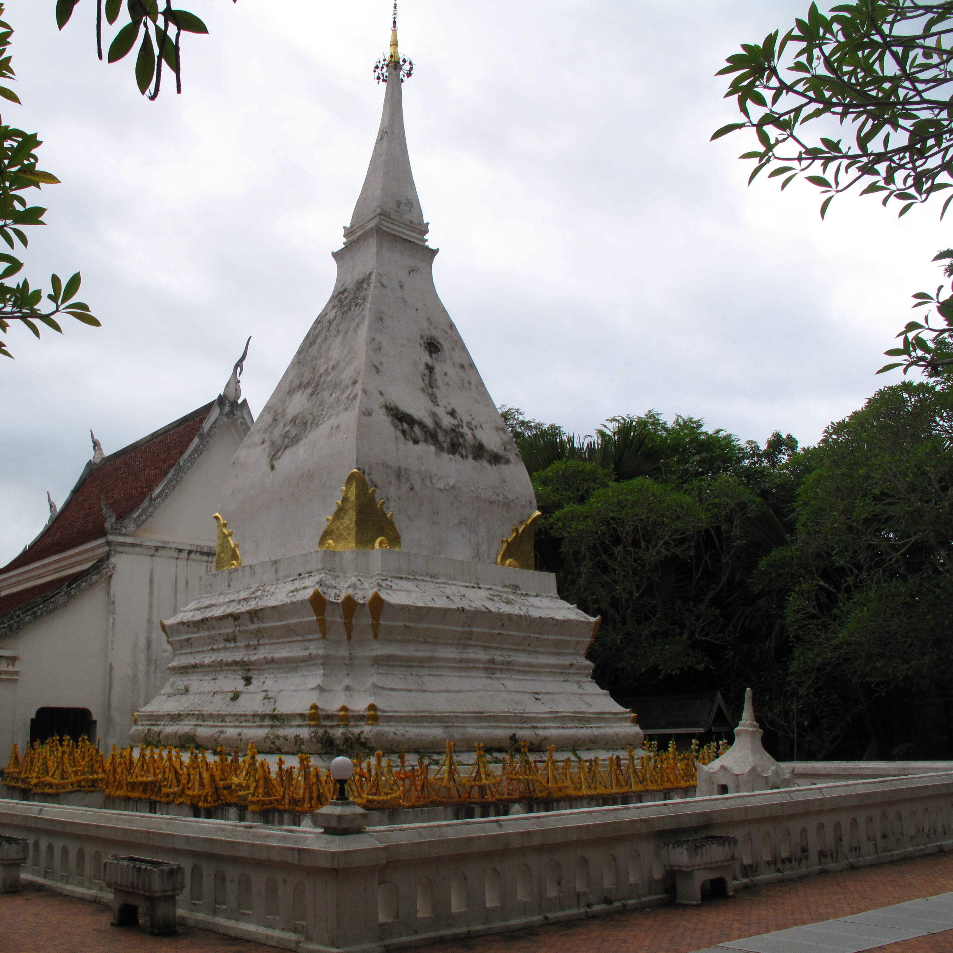 The large prathat (pagoda) at the temple