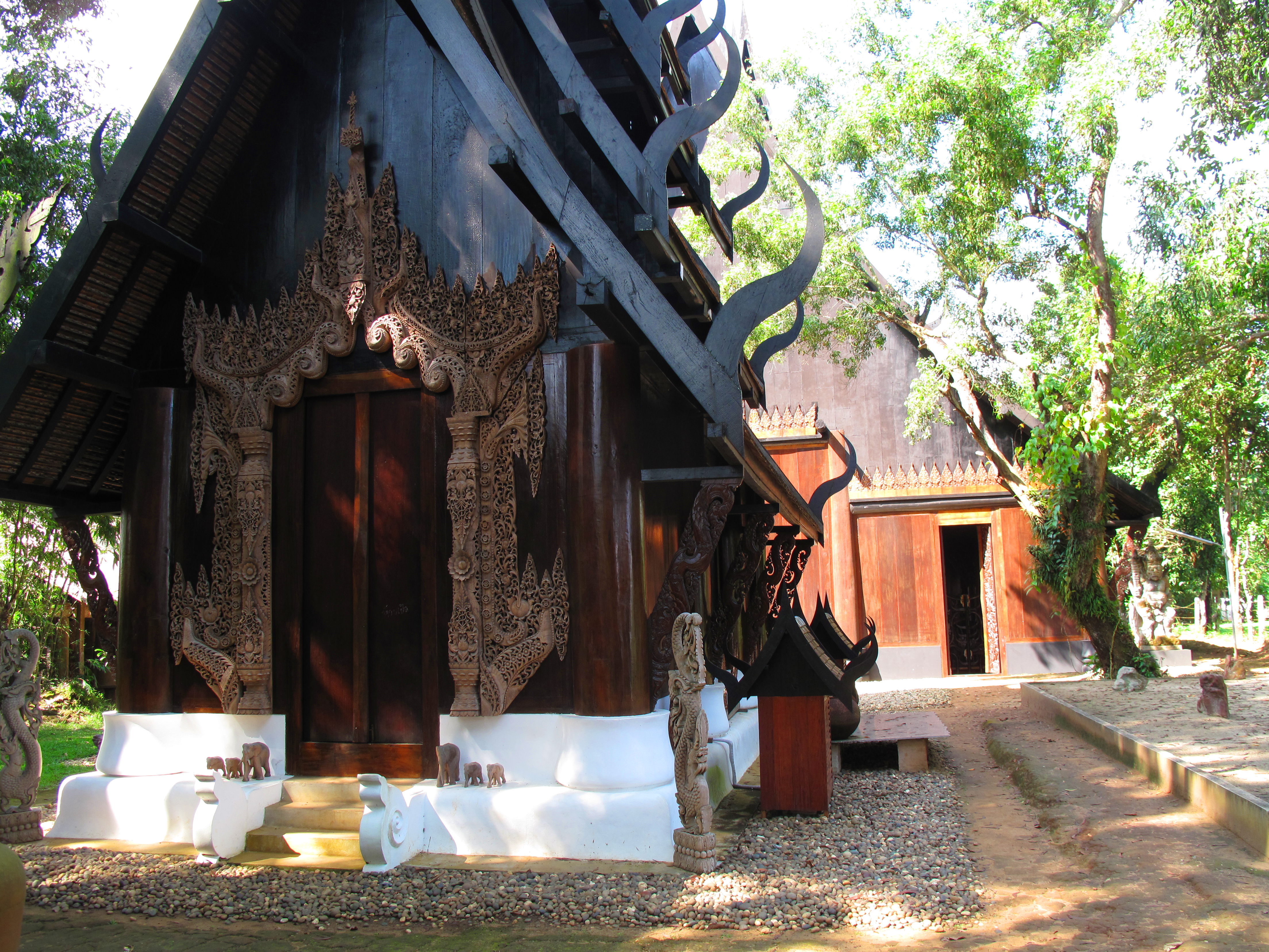 Another small house behind the grand hall