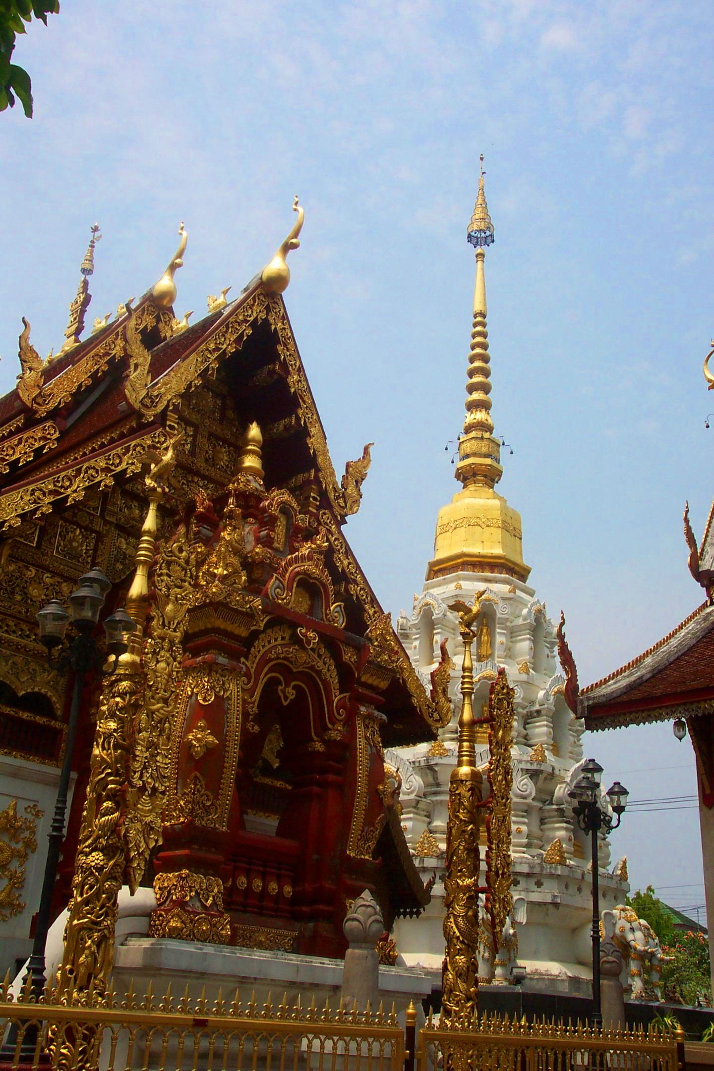 Hall and pagoda