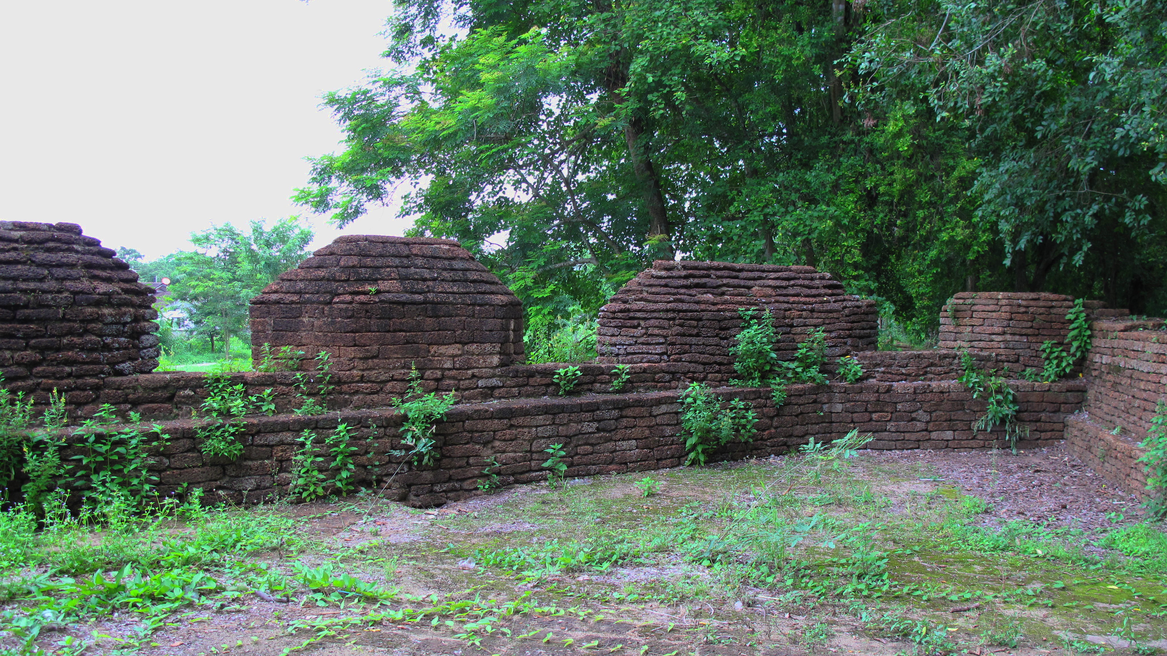 Inside one of the bastions