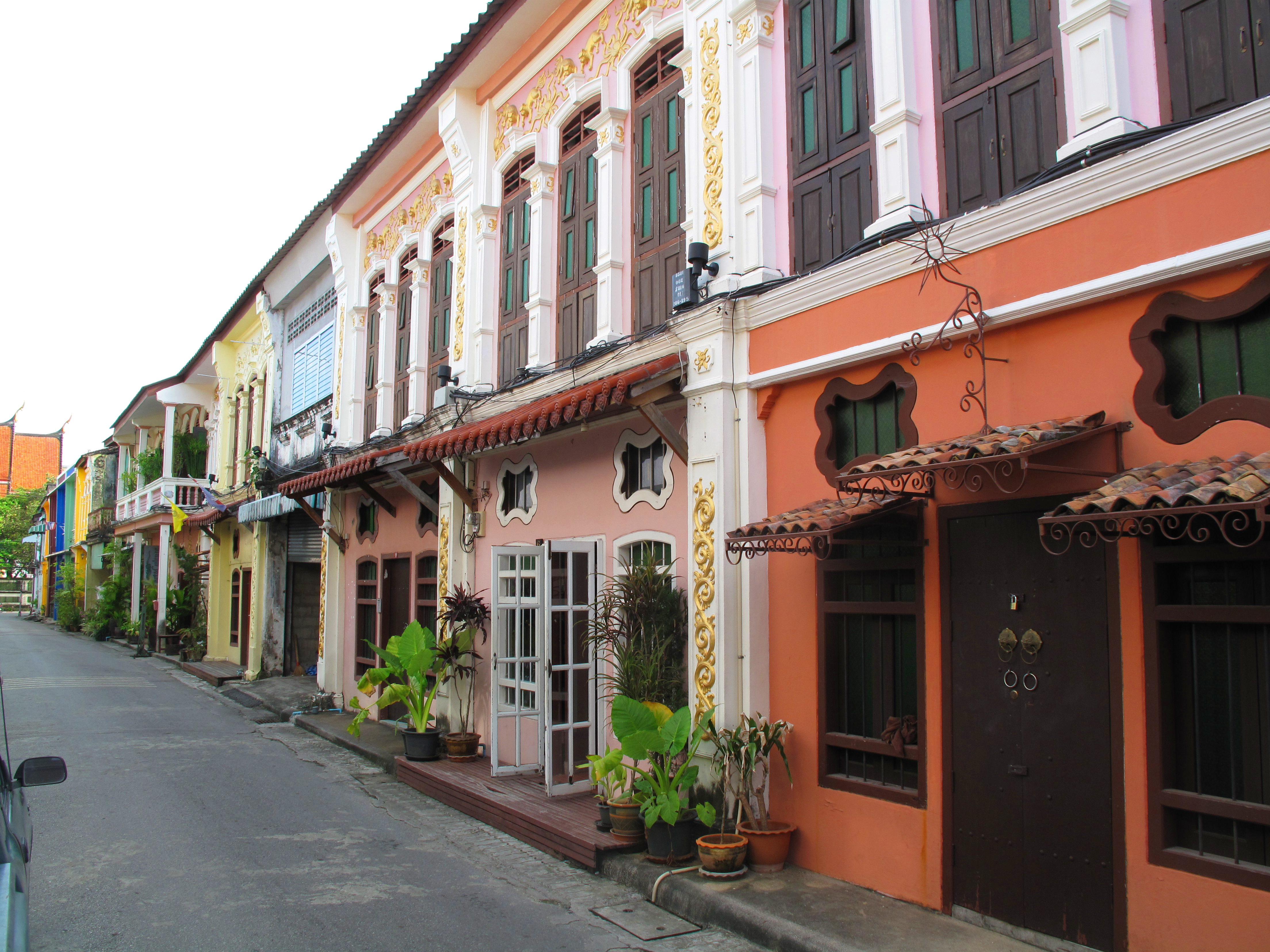 Shophouses along Romanee Lane