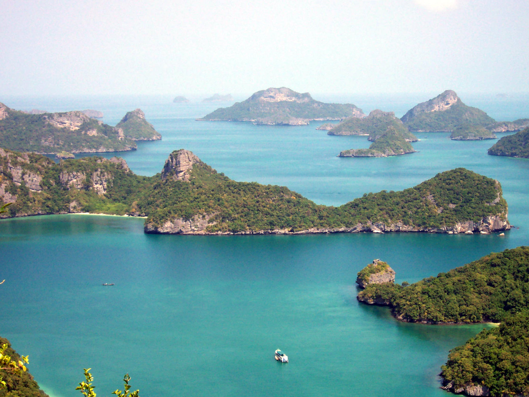 The Angthong National Marine Park near Samui